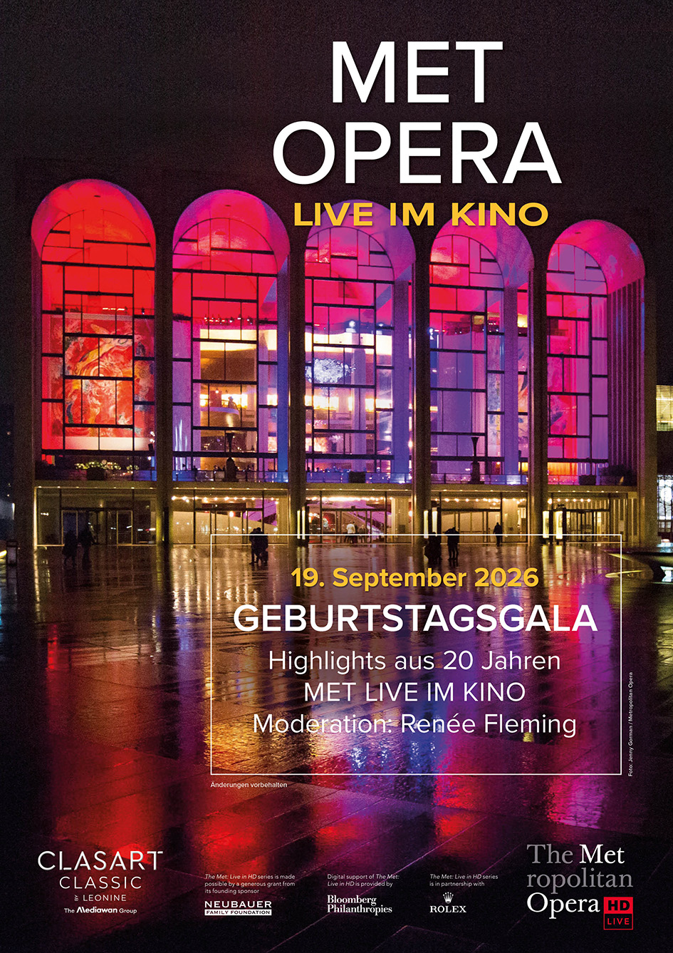 MET Opera: Geburtstagsgala